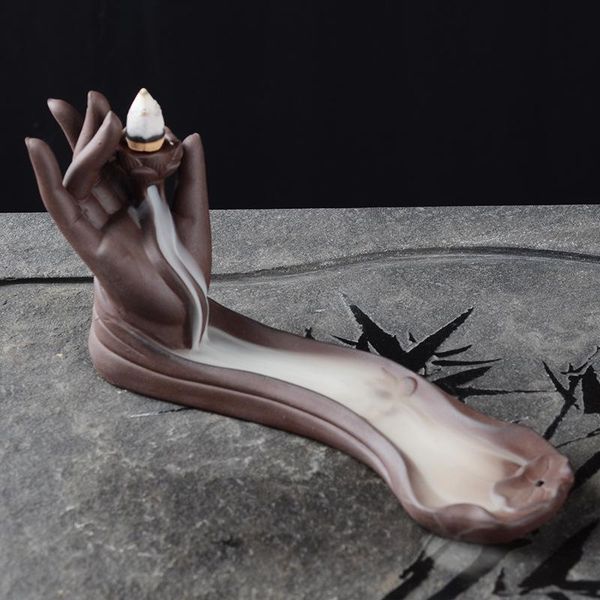 fragrance lamps traditional buddha's hand smoke backflow incense burner wierook waterval ceramic little monk stick holder lotus censer
fragrance lamps traditional buddha's hand smoke backflow incense burner wierook waterval ceramic little monk stick holder lotus censer