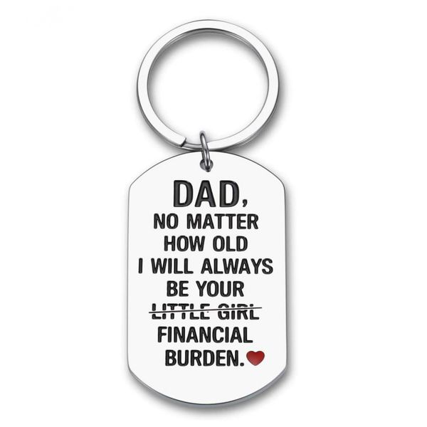10pieces/lot fathers day gifts keychain for dad step father from daughter kids wedding graduation presents key ring birthday gift for men h, Silver
10pieces/lot fathers day gifts keychain for dad step father from daughter kids wedding graduation presents key ring birthday gift for men h, Silver