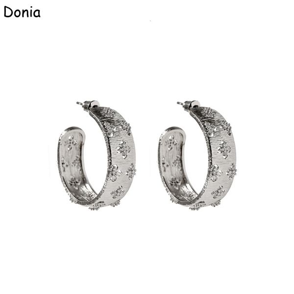 donia jewelry luxury stud european and american fashion four-leaf flower c-shaped titanium steel three-color creative designer earrings gift, Golden;silver
donia jewelry luxury stud european and american fashion four-leaf flower c-shaped titanium steel three-color creative designer earrings gift, Golden;silver