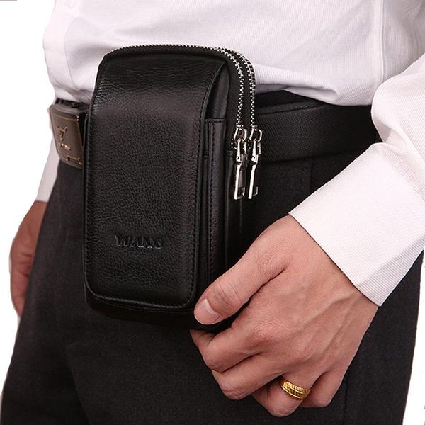 casual men genuine leather waist bag cowhide fanny packs cell/mobile phone coin purse pocket male hip belt bum pouch bags
casual men genuine leather waist bag cowhide fanny packs cell/mobile phone coin purse pocket male hip belt bum pouch bags