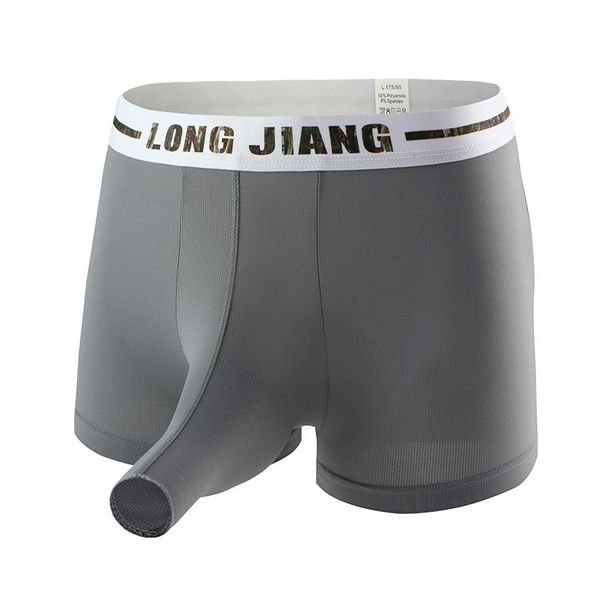 underpants wide waistand men boxer gay open elephant nose underwear ice silk thin bulge pouch male panties breathable short trunk, Black;white
underpants wide waistand men boxer gay open elephant nose underwear ice silk thin bulge pouch male panties breathable short trunk, Black;white