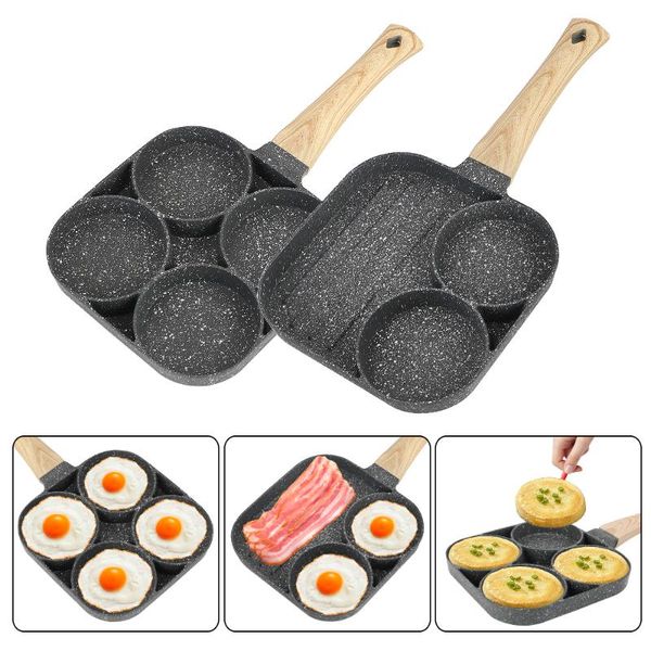 four-hole frying pot non-stick thickened omelet pan no oil-smoke egg pancake steak cooking ham pans breakfast maker
four-hole frying pot non-stick thickened omelet pan no oil-smoke egg pancake steak cooking ham pans breakfast maker