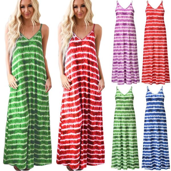 casual dresses 2021 summer women v-neck suspensory sleeveless dress bohemia stripe print ankle long female loose office clothes, Black;gray
casual dresses 2021 summer women v-neck suspensory sleeveless dress bohemia stripe print ankle long female loose office clothes, Black;gray