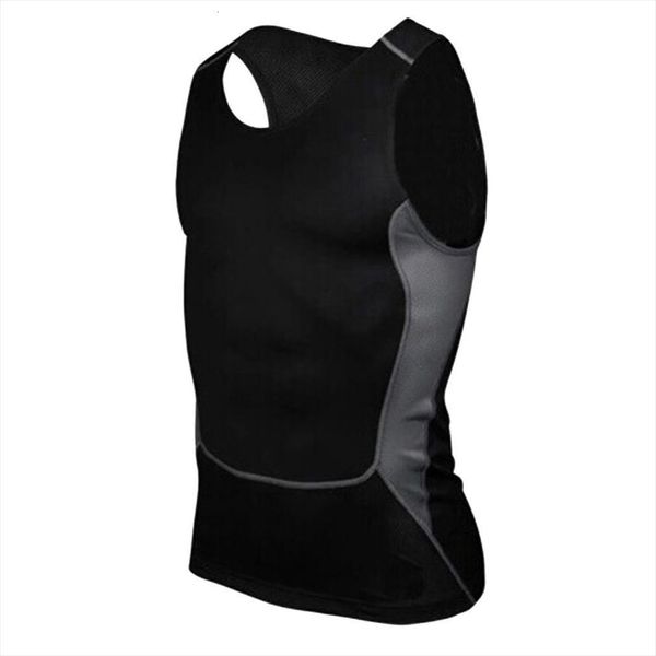 men compression tight tee shirts base layer fitness workout vest tank m l xl xxl, White;black
men compression tight tee shirts base layer fitness workout vest tank m l xl xxl, White;black