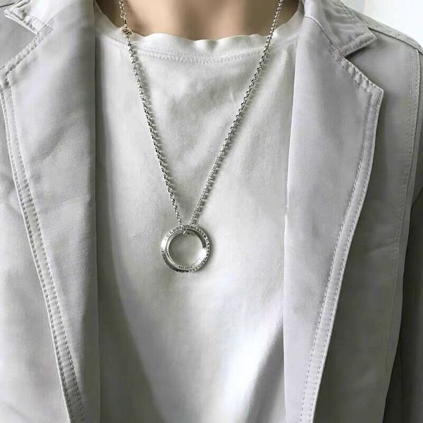 factory wholesale croquet s925 silver ring necklace men and women simple hip hop circle pendant for lovers hea/rtsch/rome
factory wholesale croquet s925 silver ring necklace men and women simple hip hop circle pendant for lovers hea/rtsch/rome