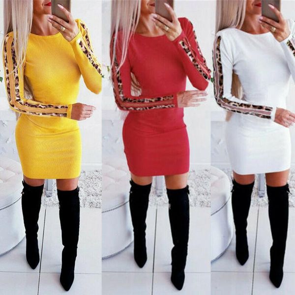 womens long sleeve bodycon mini dress 2021 autumn spring casual round neck slim fit party dresses stretch package hip, Black;gray
womens long sleeve bodycon mini dress 2021 autumn spring casual round neck slim fit party dresses stretch package hip, Black;gray