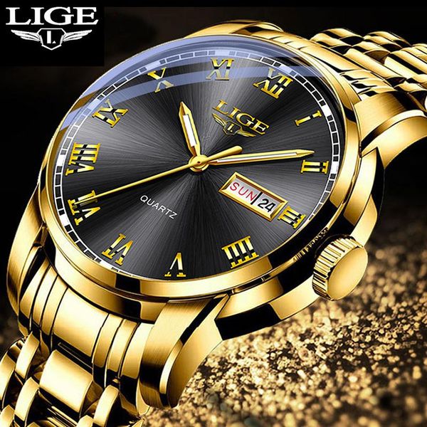 wristwatches 2021 mens watches lige fashion quartz gold clock all steel men wristwatch waterproof 24hour date dial watch+bo, Slivery;brown
wristwatches 2021 mens watches lige fashion quartz gold clock all steel men wristwatch waterproof 24hour date dial watch+bo, Slivery;brown