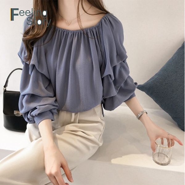 korean 4xl 5xl plus size chiffon blouse women's tunic with long puff sleeve slash neck blouses woman clothing shirt 210603, White
korean 4xl 5xl plus size chiffon blouse women's tunic with long puff sleeve slash neck blouses woman clothing shirt 210603, White