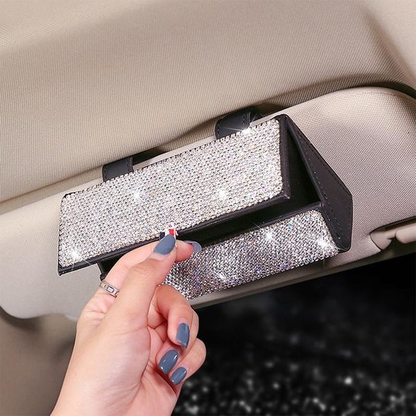 other interior accessories crystal rhinestone car glasses holder box magnetic sunvisor case storage organizer sunshade auto for women
other interior accessories crystal rhinestone car glasses holder box magnetic sunvisor case storage organizer sunshade auto for women