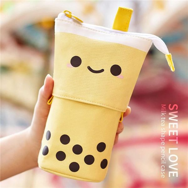 storage bags 1 pc tea pencil cases cute milk pen bag holder stationery case stand up boxes
storage bags 1 pc tea pencil cases cute milk pen bag holder stationery case stand up boxes