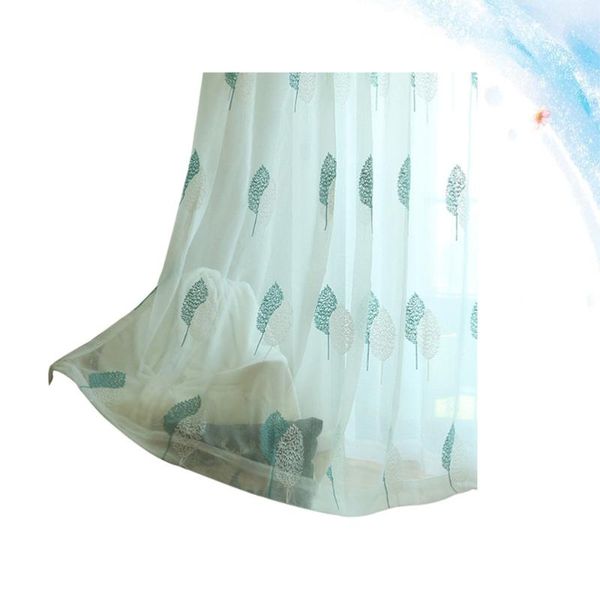 embroidery curtain gauze creative modern simple (green) & drapes 
embroidery curtain gauze creative modern simple (green) & drapes