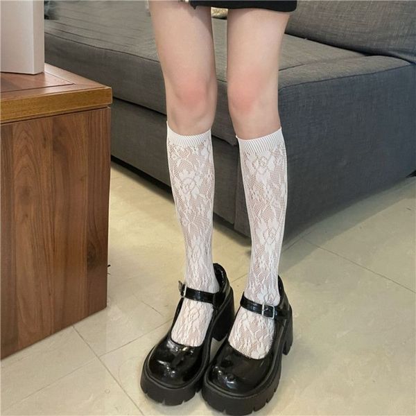 lace rose calf sock's korean version hollowed out summer ins silk stockings soft sister beautiful legs lolita lovely and sweet jk, Black;white
lace rose calf sock's korean version hollowed out summer ins silk stockings soft sister beautiful legs lolita lovely and sweet jk, Black;white
