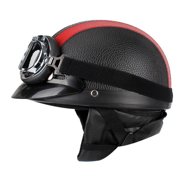 vintage motorcycle helmet men women open face retro half helmets moto motocicleta capacete casco casque with goggles
vintage motorcycle helmet men women open face retro half helmets moto motocicleta capacete casco casque with goggles