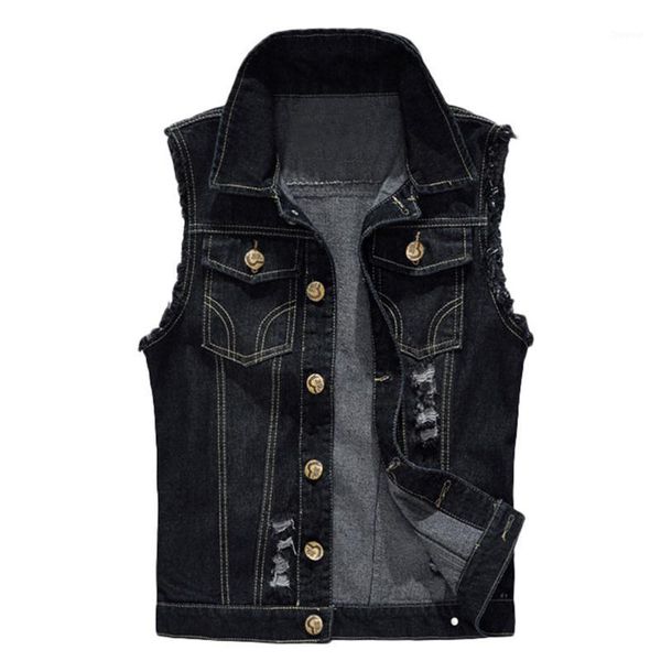 men's vests black cotton denim men fashion man waistcoat vest jacket sleeveless gilet homme casual, Black;white
men's vests black cotton denim men fashion man waistcoat vest jacket sleeveless gilet homme casual, Black;white