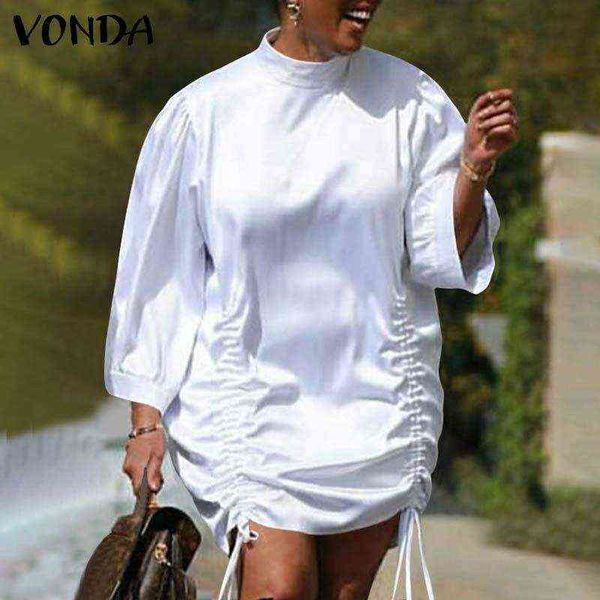 women sundress 2021 vonda casual long sleeve cocktail party dress summer holiday dresses casual vestidos robe femme oversized y1204, Black;gray
women sundress 2021 vonda casual long sleeve cocktail party dress summer holiday dresses casual vestidos robe femme oversized y1204, Black;gray