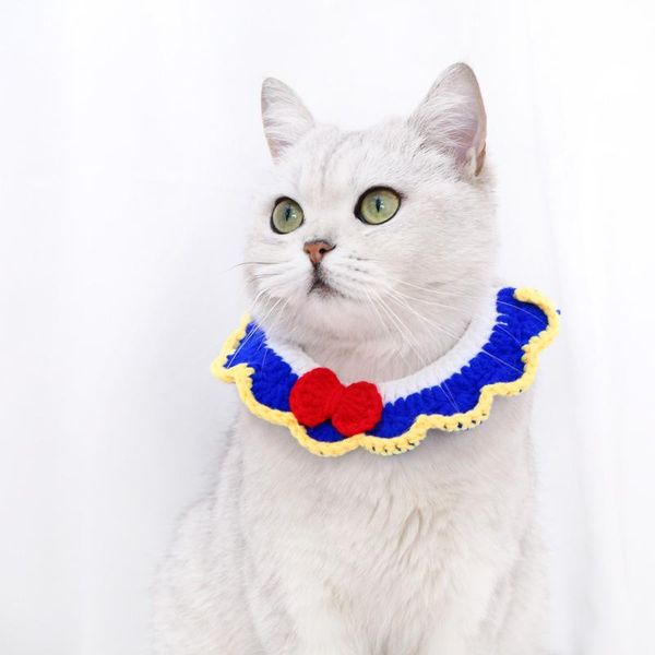 cat collars & leads pet collar bib dog handmade wool knitted cartoon cute scarf soft comfortable kitten accessories supplies
cat collars & leads pet collar bib dog handmade wool knitted cartoon cute scarf soft comfortable kitten accessories supplies