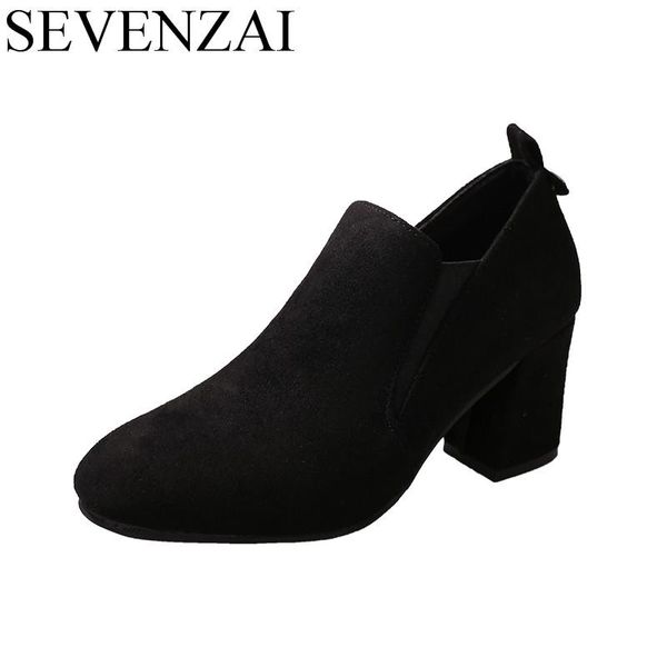 dress shoes women suede leather ladies high heels 7cm pumps eurpean trend elegant female footwear luxury height increasing, Black
dress shoes women suede leather ladies high heels 7cm pumps eurpean trend elegant female footwear luxury height increasing, Black