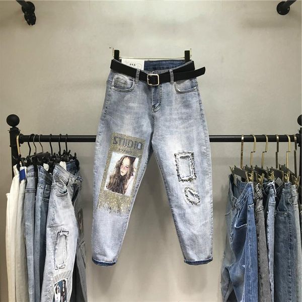 wholesale spring summer autumn womens jeans selling fashion casual long pants fp8102, Blue
wholesale spring summer autumn womens jeans selling fashion casual long pants fp8102, Blue
