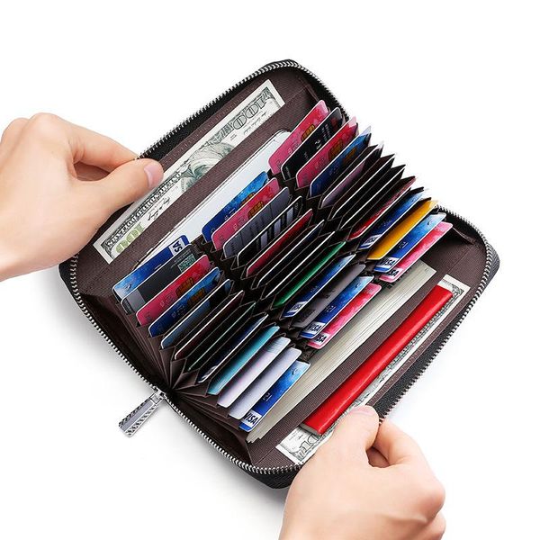 card holders fashion business leather wallet christmas id holder name cards case pocket organizer money phone coin bag, Brown;gray
card holders fashion business leather wallet christmas id holder name cards case pocket organizer money phone coin bag, Brown;gray