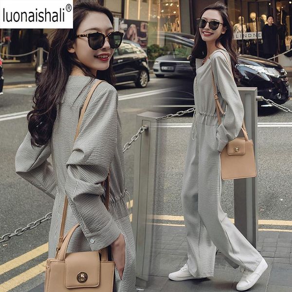 women's jumpsuits & rompers simple style 2021 arrival fashion women casual streetwear jumpsuit striped long sleeve loose bandage waist, Black;white
women's jumpsuits & rompers simple style 2021 arrival fashion women casual streetwear jumpsuit striped long sleeve loose bandage waist, Black;white
