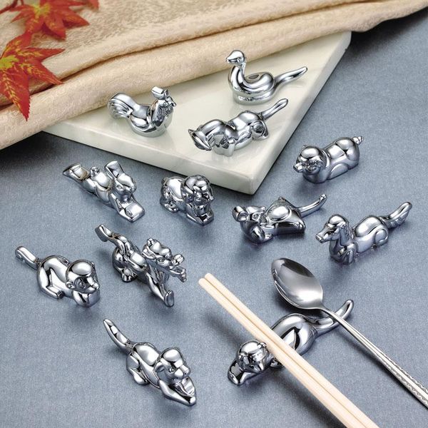chopsticks tableware decoration zinc alloy chinese animal zodiac chopstick spoon fork knife holder stand rack sticks rest 12pcs/set
chopsticks tableware decoration zinc alloy chinese animal zodiac chopstick spoon fork knife holder stand rack sticks rest 12pcs/set