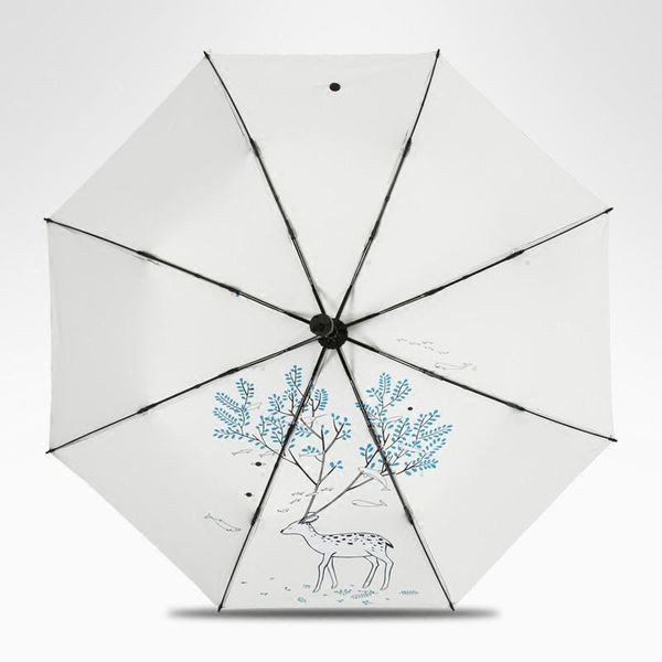 umbrellas 3 folding umbrella rain women quality sunscreen creative ladies deer pattern parasols
umbrellas 3 folding umbrella rain women quality sunscreen creative ladies deer pattern parasols