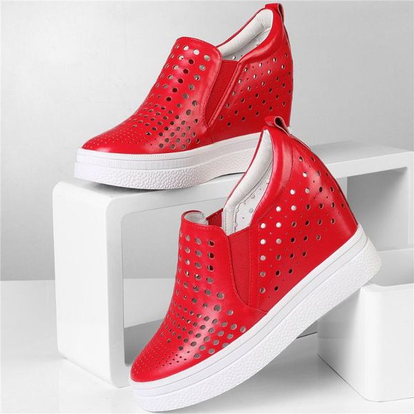 dress shoes slip on loafers women hollow genuine leather wedges high heel pumps female summer round toe fashion sneakers casual, Black
dress shoes slip on loafers women hollow genuine leather wedges high heel pumps female summer round toe fashion sneakers casual, Black