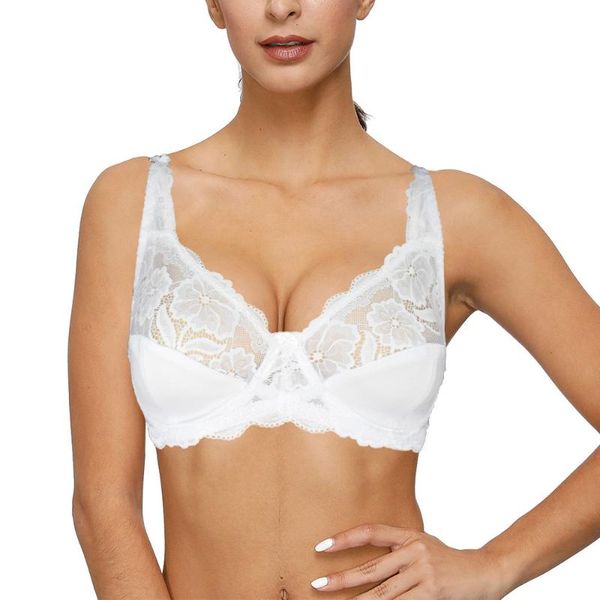 bras plus size women bra half cup floral lace unlined underwired brassiere large bosom underwear female lingerie, Red;black
bras plus size women bra half cup floral lace unlined underwired brassiere large bosom underwear female lingerie, Red;black