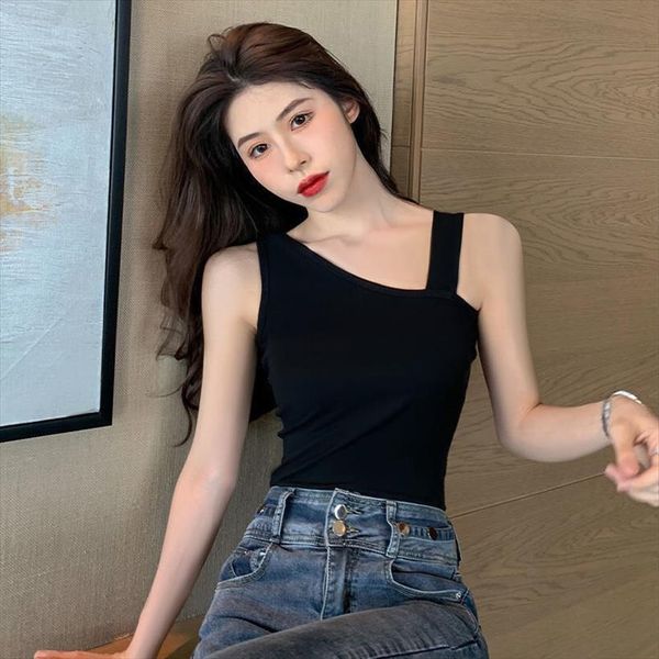 camisole slanted shoulder slimming womens camis plus size blouse spring and summer, White
camisole slanted shoulder slimming womens camis plus size blouse spring and summer, White