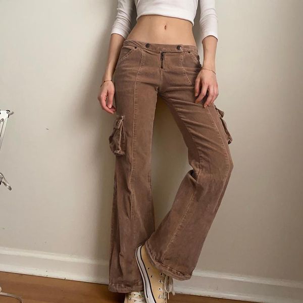 women's pants & capris weiyao khaki solid low waist corduroy cargo women streetwear vintage preppy style school girl y2k joggers 90s ou, Black;white
women's pants & capris weiyao khaki solid low waist corduroy cargo women streetwear vintage preppy style school girl y2k joggers 90s ou, Black;white