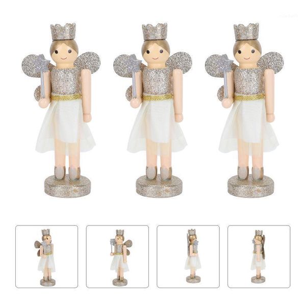 christmas decorations 3pcs angel wooden crafts xmas nutcracker doll toys children's gifts
christmas decorations 3pcs angel wooden crafts xmas nutcracker doll toys children's gifts