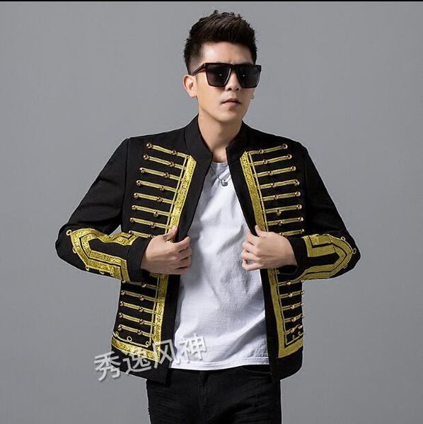 men's suits & blazers brand heavy craft rope slim fashion suit men blazer version of the nightclub bar male singers stage costumes jack, White;black
men's suits & blazers brand heavy craft rope slim fashion suit men blazer version of the nightclub bar male singers stage costumes jack, White;black