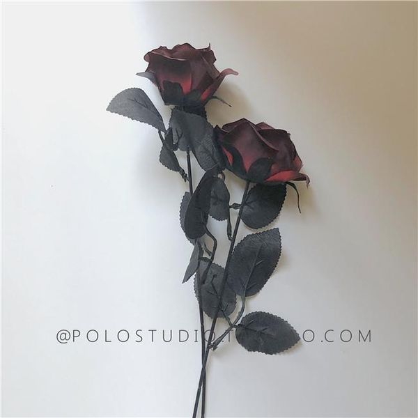 decorative flowers & wreaths black rose artificial flower branch dark red home wedding party decoration pography props arrangement gift ww81
decorative flowers & wreaths black rose artificial flower branch dark red home wedding party decoration pography props arrangement gift ww81