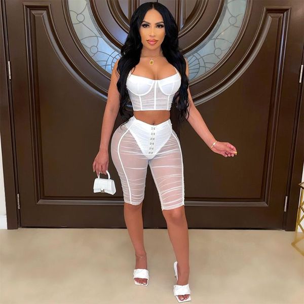 women's tracksuits rmsfe 2021 early autumn women fashion mesh perspective suspender vest shorts nightclub two piece set, Gray
women's tracksuits rmsfe 2021 early autumn women fashion mesh perspective suspender vest shorts nightclub two piece set, Gray