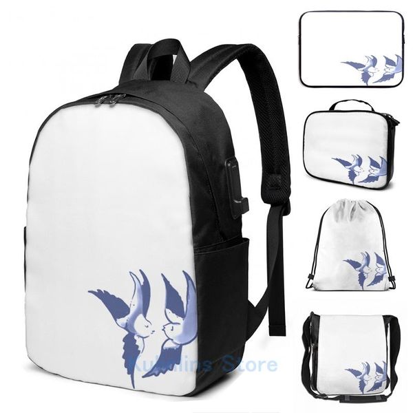 backpack funny graphic print blue willow swallow usb charge men school bags women bag travel laptop
backpack funny graphic print blue willow swallow usb charge men school bags women bag travel laptop