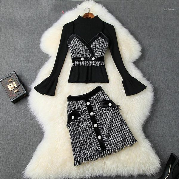 casual dresses office party robe femme vintage short cocktail vestidos women runway designer luxury autumn dress suit set, Black;gray
casual dresses office party robe femme vintage short cocktail vestidos women runway designer luxury autumn dress suit set, Black;gray