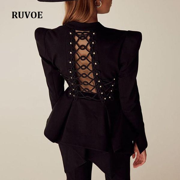women's jackets women fashion jacket coat long sleeve black beading pattern backless hollow out jackst winter clothes, Black;brown
women's jackets women fashion jacket coat long sleeve black beading pattern backless hollow out jackst winter clothes, Black;brown