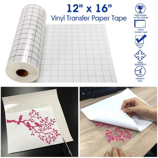 window stickers 12 x 60inch transfer paper tape roll cricut adhesive clear alignment grid fix positioning papers
window stickers 12 x 60inch transfer paper tape roll cricut adhesive clear alignment grid fix positioning papers