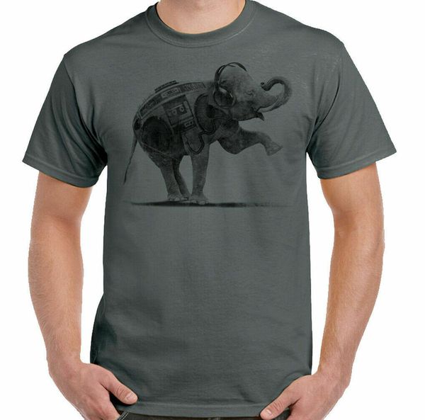 music elephant mens funny 80s ghetto blaster t-shirt retro hi-fi dj cover, White;black
music elephant mens funny 80s ghetto blaster t-shirt retro hi-fi dj cover, White;black