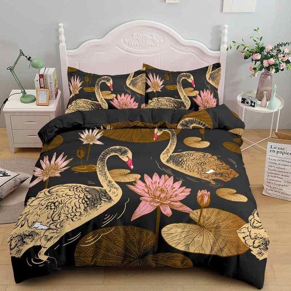 3d animal swan digital printing bedding sets cover and pillowcase kids home textiles
3d animal swan digital printing bedding sets cover and pillowcase kids home textiles