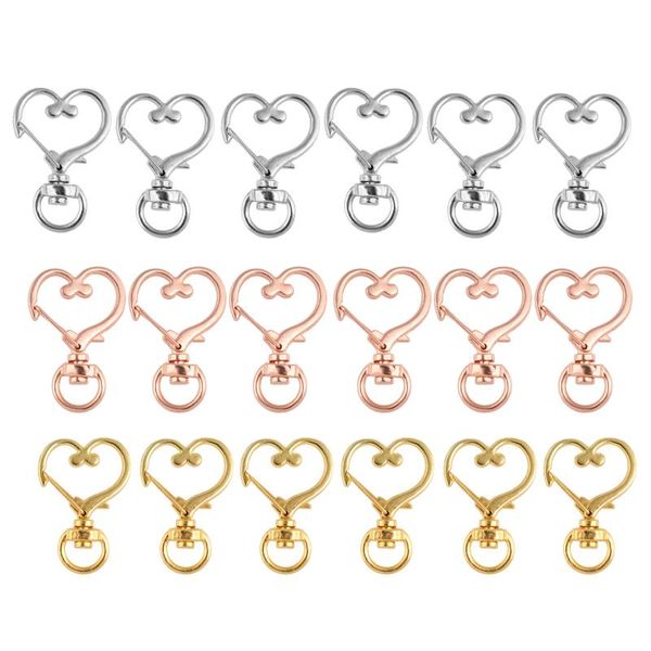 pieces heart metal swivel lobster clasp snap hooks purse lanyard clip diy hanging buckle key ring keychains, Silver
pieces heart metal swivel lobster clasp snap hooks purse lanyard clip diy hanging buckle key ring keychains, Silver