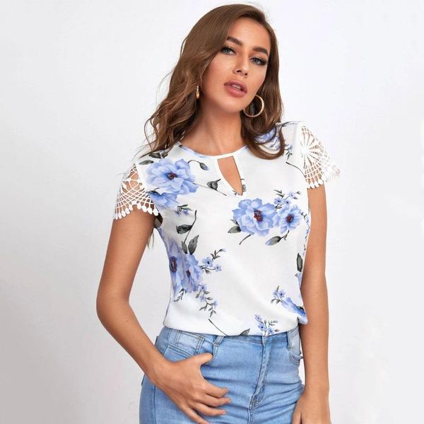 women's t-shirt 2021 summer style temperament commuting pullover round collar short sleeve printed off-the-shoulder, White
women's t-shirt 2021 summer style temperament commuting pullover round collar short sleeve printed off-the-shoulder, White