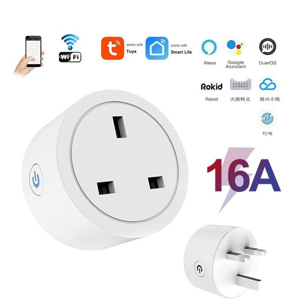 smart power plugs 16a tuya wifi plug uk outlets socket with monitor timer app remote voice control work alexa google qbmy
smart power plugs 16a tuya wifi plug uk outlets socket with monitor timer app remote voice control work alexa google qbmy