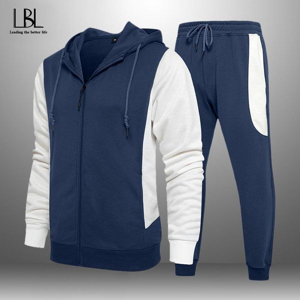 men's tracksuits mens fashion set casual pullover clothes streetwear autumn winter outfit male patchwork hoodies+pants two pieces plus, Gray
men's tracksuits mens fashion set casual pullover clothes streetwear autumn winter outfit male patchwork hoodies+pants two pieces plus, Gray