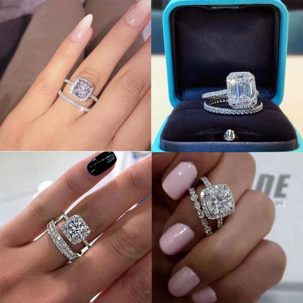 wedding rings 2 pcs/set engagement set for women cubic zirconia fashion geometric jewelry hand accessories wholesale, Slivery;golden
wedding rings 2 pcs/set engagement set for women cubic zirconia fashion geometric jewelry hand accessories wholesale, Slivery;golden