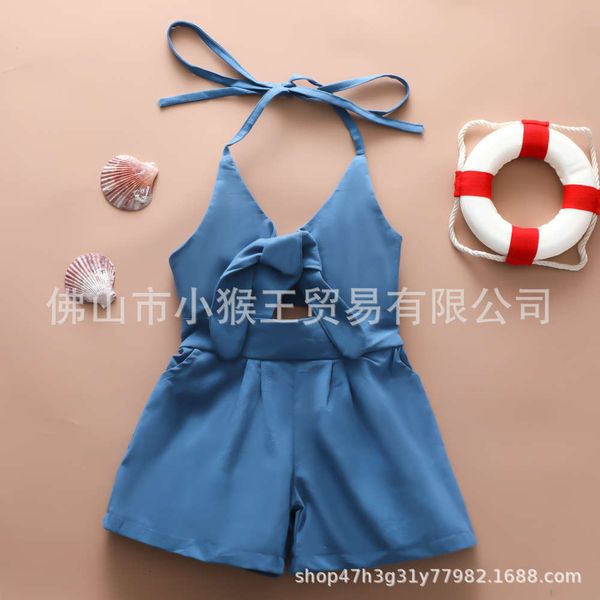 children's suit children's children's swimsuit girls' open back lace up beach jumpsuit, Black
children's suit children's children's swimsuit girls' open back lace up beach jumpsuit, Black