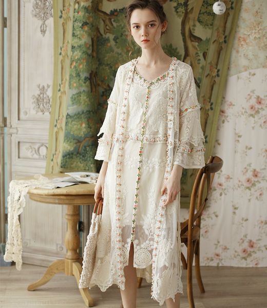 casual dresses spring summer women elegant sweet white lace long shirt ladies embroidery all-match mori girl smock-frock blouse clothes ars0, Black;gray
casual dresses spring summer women elegant sweet white lace long shirt ladies embroidery all-match mori girl smock-frock blouse clothes ars0, Black;gray