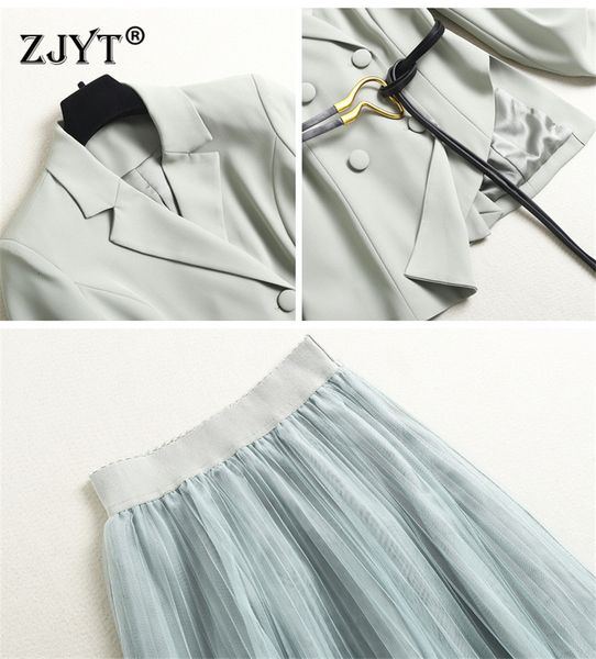 dress spring lady designers from the office asymmetric elegant women's suits with upper belt and knitted skirt piece harmonizing party, Black;gray
dress spring lady designers from the office asymmetric elegant women's suits with upper belt and knitted skirt piece harmonizing party, Black;gray