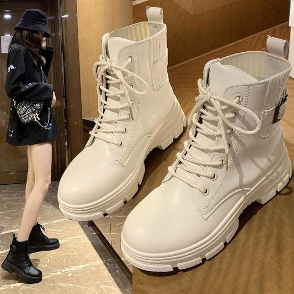 boots autumn winter women platforms punk motorcycle lady leather shoes lace up snow botas mujer, Black
boots autumn winter women platforms punk motorcycle lady leather shoes lace up snow botas mujer, Black