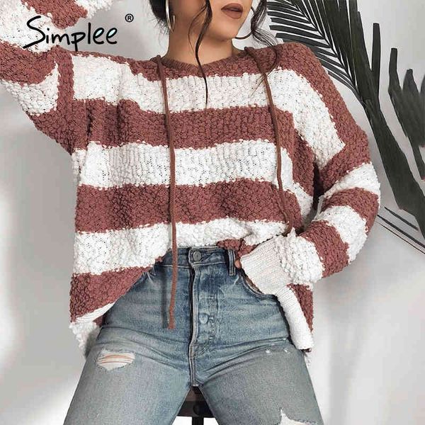 oversize high fashion stripe sweater women hoodies patchwork autumn winter fleece knitted sweatshirt pullovers 210414, White;black
oversize high fashion stripe sweater women hoodies patchwork autumn winter fleece knitted sweatshirt pullovers 210414, White;black